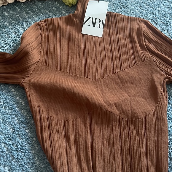 Zara knit crop sweater bloggers favorite - Picture 13 of 14